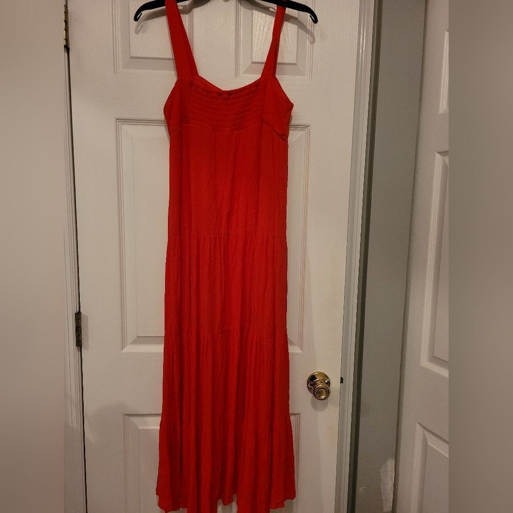 Moa Moa- Elegant Red Maxi Dress